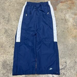 Y2K Nike Track Pants Men’s Large Blue Baggy Lightweight Breathable Streetwear